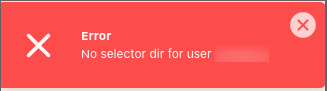error php selector
