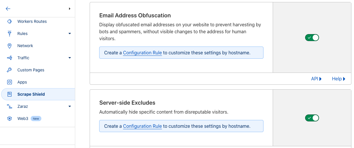 enable Scrape Shield