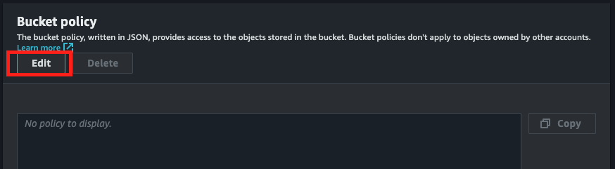 bucket policy